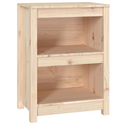 vidaXL Book Cabinet 50x35x68 cm Solid Wood Pine