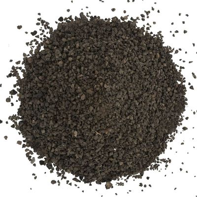 vidaXL Basalt Gravel 25 kg Black 3-5 mm