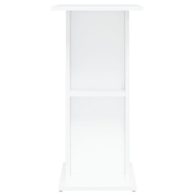 vidaXL Aquarium Stand White 60.5x36x72.5 cm Engineered Wood