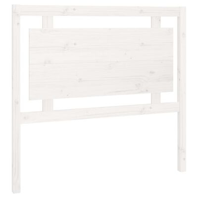 vidaXL Bed Headboard White 105.5x4x100 cm Solid Pine Wood