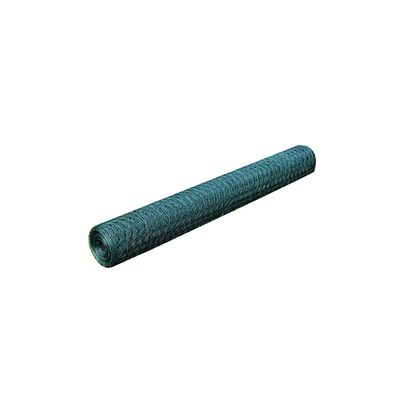 vidaXL Chicken Wire Fence with PVC Coating 25x0.5 m Green