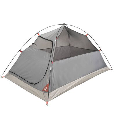 vidaXL Camping Tent Dome 3-Person Orange Waterproof