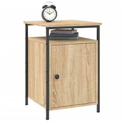 vidaXL Bedside Cabinet Sonoma Oak 40x42x60 cm Engineered Wood