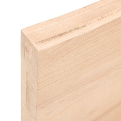 vidaXL Bathroom Countertop 60x30x(2-6) cm Untreated Solid Wood