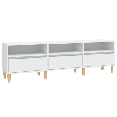 vidaXL TV Cabinet White 150x30x44.5 cm Engineered Wood