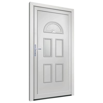 vidaXL Front Door White 98x198 cm PVC