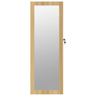 vidaXL Mirror Jewellery Cabinet Wall Mounted 37.5x10x106 cm