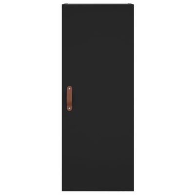 vidaXL Wall Mounted Cabinet Black 34.5x34x90 cm