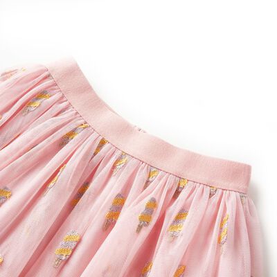 Kids' Skirt with Tulle Light Pink 128