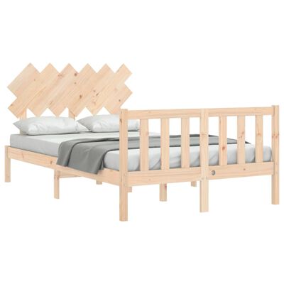 vidaXL Bed Frame without Mattress 120x200 cm Solid Wood Pine