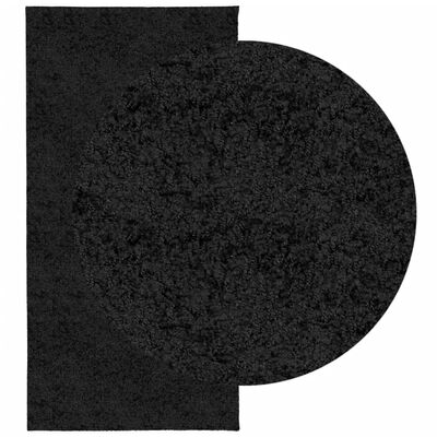 vidaXL Shaggy Rug PAMPLONA High Pile Modern Black 100x200 cm