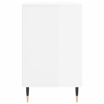 vidaXL Shoe Cabinet High Gloss White 102x36x60 cm Engineered Wood