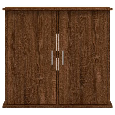 vidaXL Aquarium Stand Brown Oak 81x36x73 cm Engineered Wood