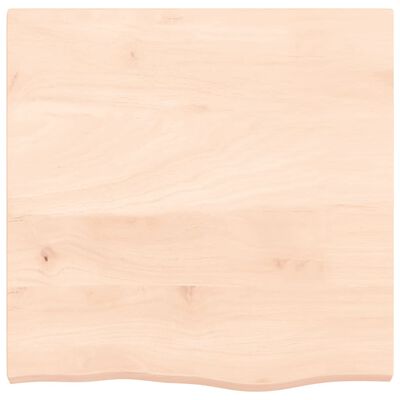 vidaXL Bathroom Countertop 60x60x(2-4) cm Untreated Solid Wood