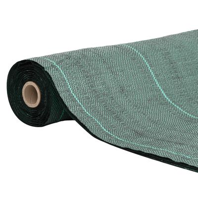 vidaXL Weed Membrane Green 2x100 m PP