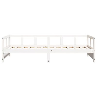 vidaXL Daybed without Mattress White 80x200 cm Solid Wood Pine