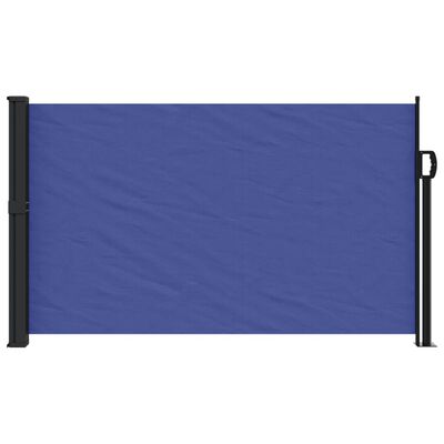 vidaXL Retractable Side Awning Blue 120x300 cm