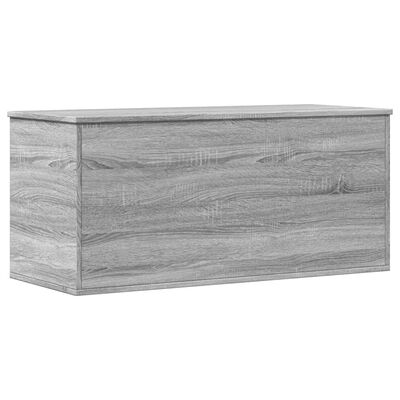 vidaXL Storage Box Grey Sonoma 100x42x46 cm Engineered Wood