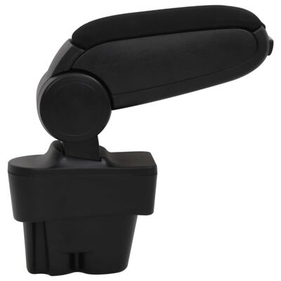 vidaXL Car Armrest Black 12x36x(33.5-48) cm ABS