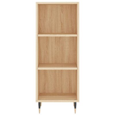 vidaXL Highboard Sonoma Oak 34.5x32.5x180 cm Engineered Wood