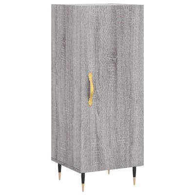 vidaXL Highboard Grey Sonoma 34.5x34x180 cm Engineered Wood