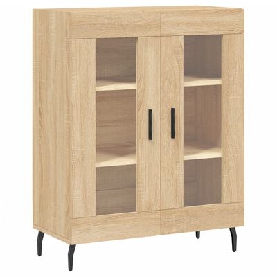 vidaXL Sideboard Sonoma Oak 69.5x34x90 cm Engineered Wood