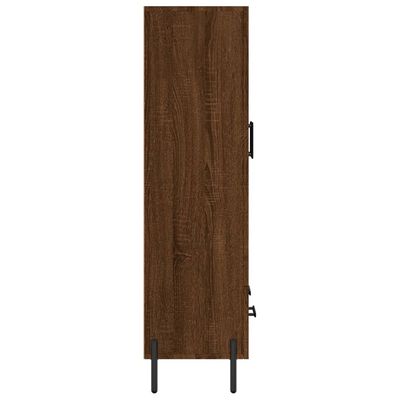 vidaXL Highboard Brown Oak 69.5x31x115 cm Engineered Wood