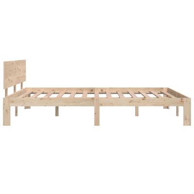 vidaXL Bed Frame without Mattress Solid Wood Pine 140x200 cm