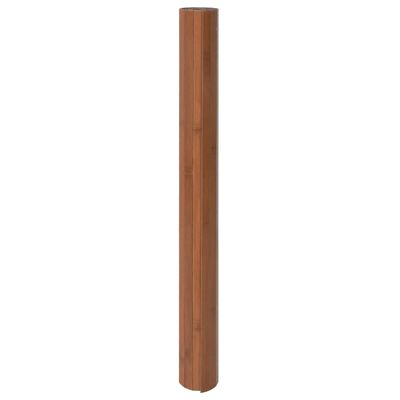 vidaXL Rug Rectangular Brown 60x200 cm Bamboo