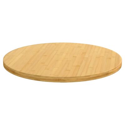 vidaXL Table Top Ø70x2.5 cm Bamboo