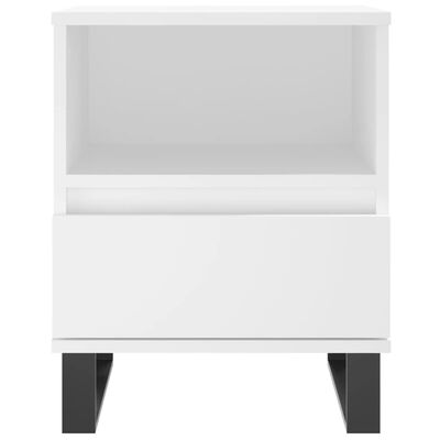 vidaXL Bedside Cabinets 2 pcs White 40x35x50 cm Engineered Wood