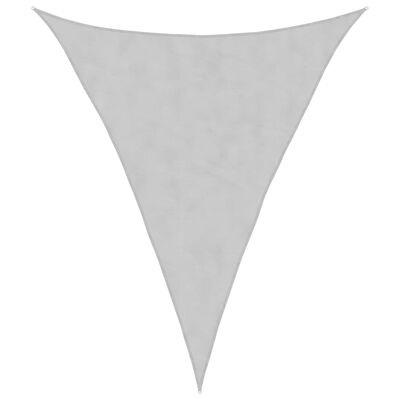 vidaXL Sun Shade Sail Light Grey 3x4x4 m 100% Polyester Oxford