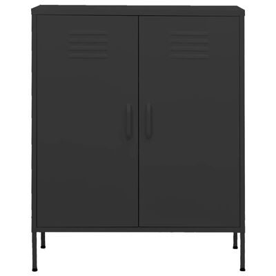 vidaXL Storage Cabinet Anthracite 80x35x101.5 cm Steel