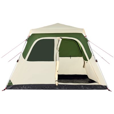 vidaXL Family Tent Dome 6-Person Green Quick Release