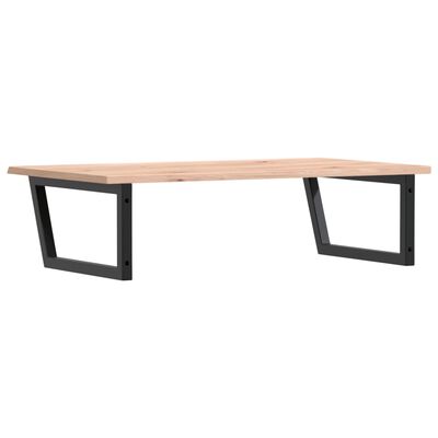 vidaXL Basin Shelf Wall Mounted Steel and Solid Wood Oak