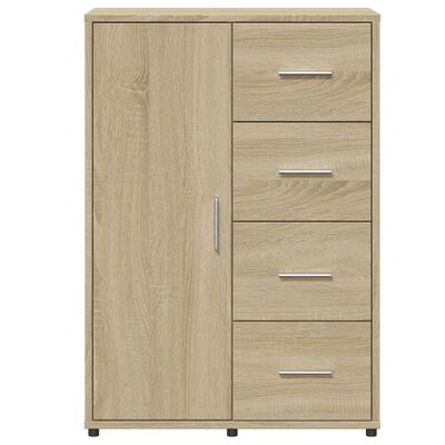 vidaXL Sideboard Sonoma Oak 60x31x84 cm Engineered Wood