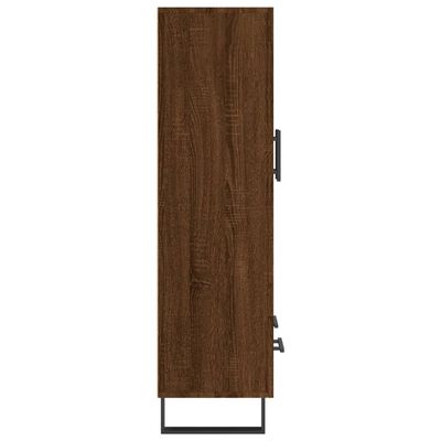 vidaXL Highboard Brown Oak 69.5x31x115 cm Engineered Wood