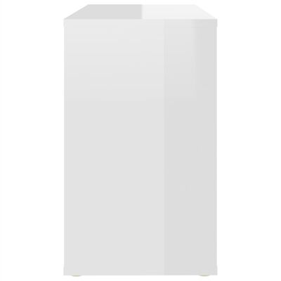 vidaXL Side Cabinet High Gloss White 60x30x50 cm Engineered Wood