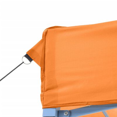 vidaXL Foldable Party Tent Pop-Up with 4 Sidewalls Orange