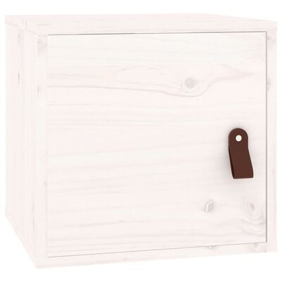 vidaXL Wall Cabinets 2 pcs White 31.5x30x30 cm Solid Wood Pine