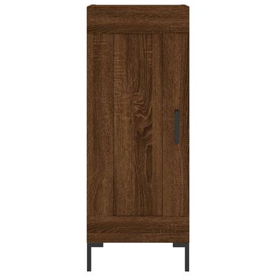 vidaXL Highboard Brown Oak 34.5x34x180 cm Engineered Wood