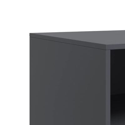 vidaXL TV Cabinet Anthracite 67x39x44 cm Steel