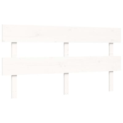 vidaXL Bed Frame without Mattress White 160x200 cm Solid Wood Pine