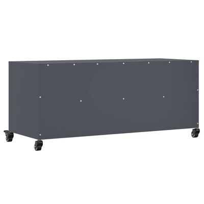 vidaXL TV Cabinet Anthracite 100.5x39x43.5 cm Steel