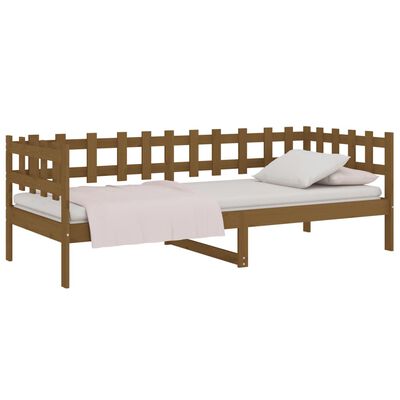 vidaXL Day Bed without Mattress Honey Brown 80x200 cm Solid Wood Pine