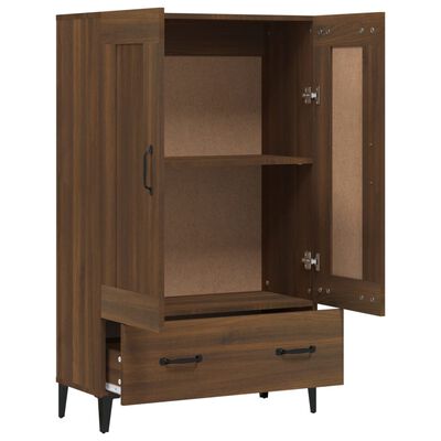 vidaXL Highboard Brown Oak 70x31x115 cm Engineered Wood