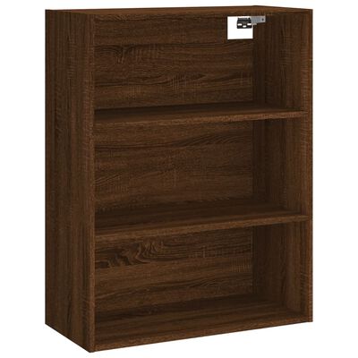 vidaXL Highboard Brown Oak 69.5x34x180 cm Engineered Wood