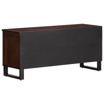 vidaXL TV Cabinet Brown 100x34x46 cm Solid Wood Mango