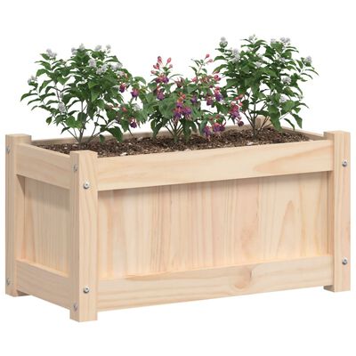 vidaXL Garden Planter 60x31x31 cm Solid Wood Pine