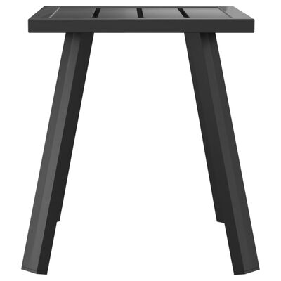 vidaXL Garden Table Anthracite 34x34x38 cm Steel